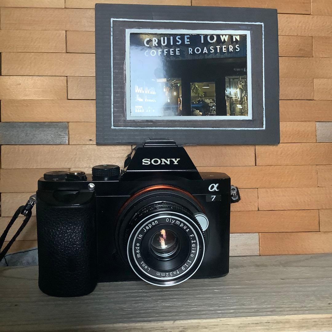 Olympus PEN-D / F-zuiko F1.9 32mm #B9 SONY α7用改造レンズ Olympusペン