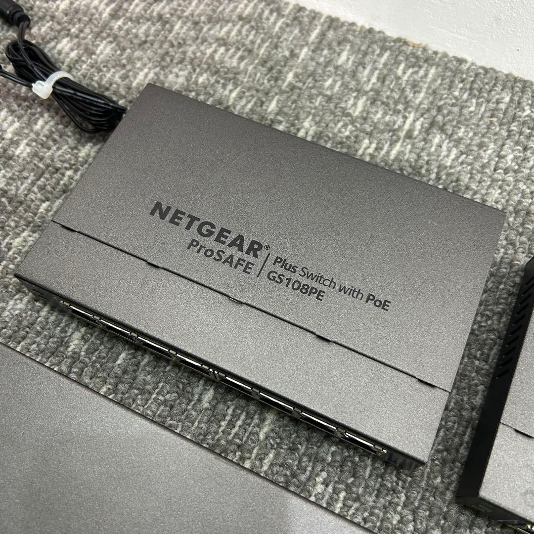 Me 【9個セット】傷あり　NETGEAR GS108PEv3 ギガビット