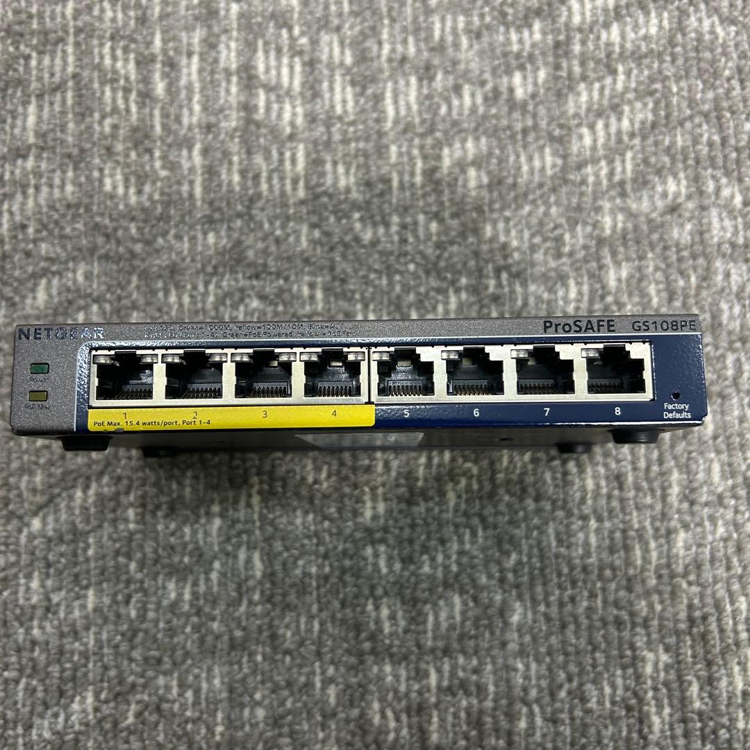 Me 【9個セット】傷あり　NETGEAR GS108PEv3 ギガビット