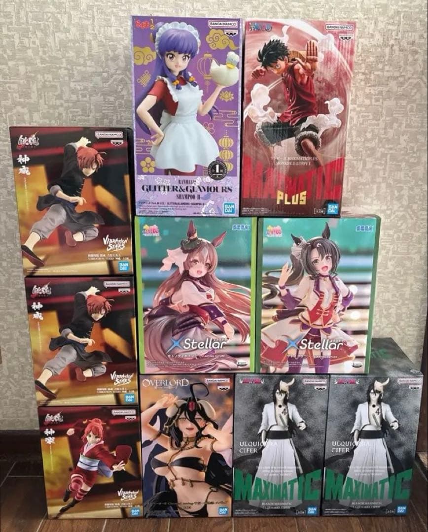 新作プライズフィギュア10個ワンピ ウマ娘 BLEACH 銀魂 アルベド