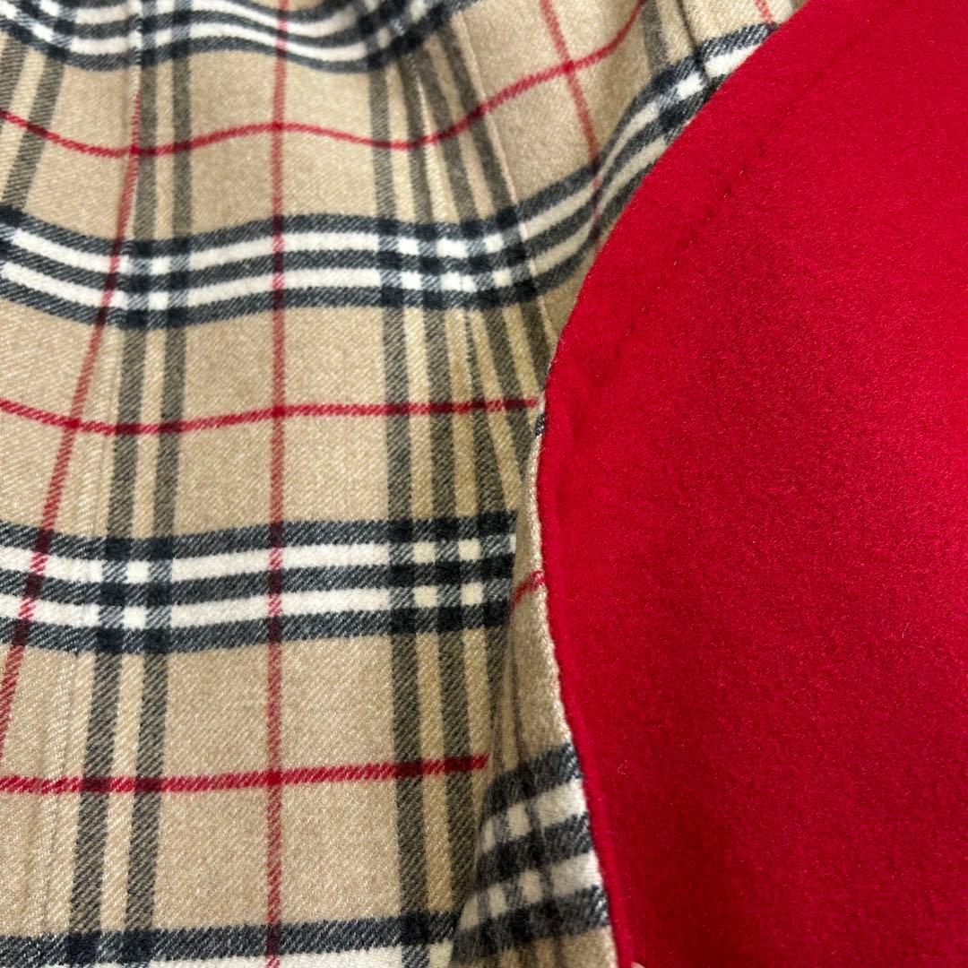 バーバリーロンドン カシミヤ ダブルフェイス ロングコート ノバ