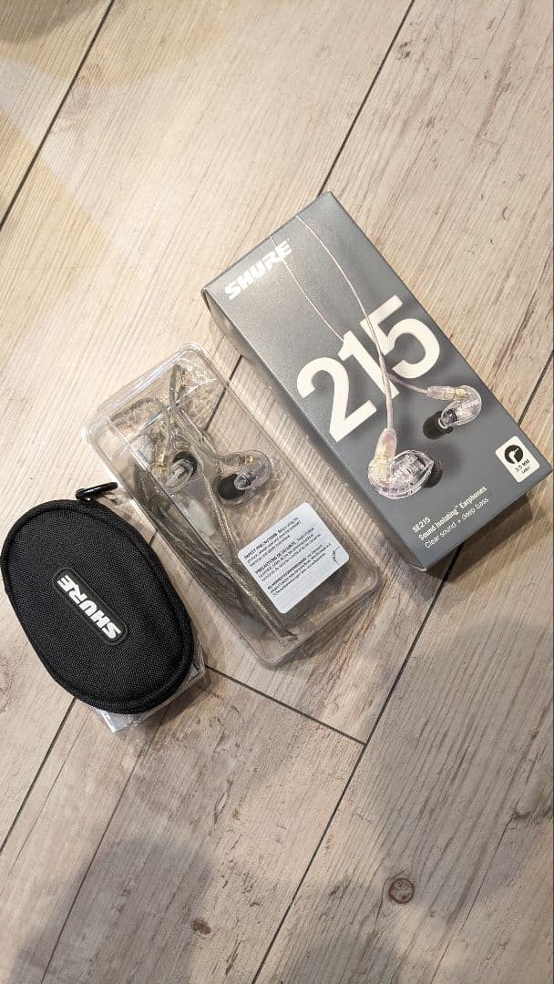 SHURE 215 有線イヤホン 楽天市場】SHURE AONIC 215 高遮音性イヤホン (有線タイプ) マイク