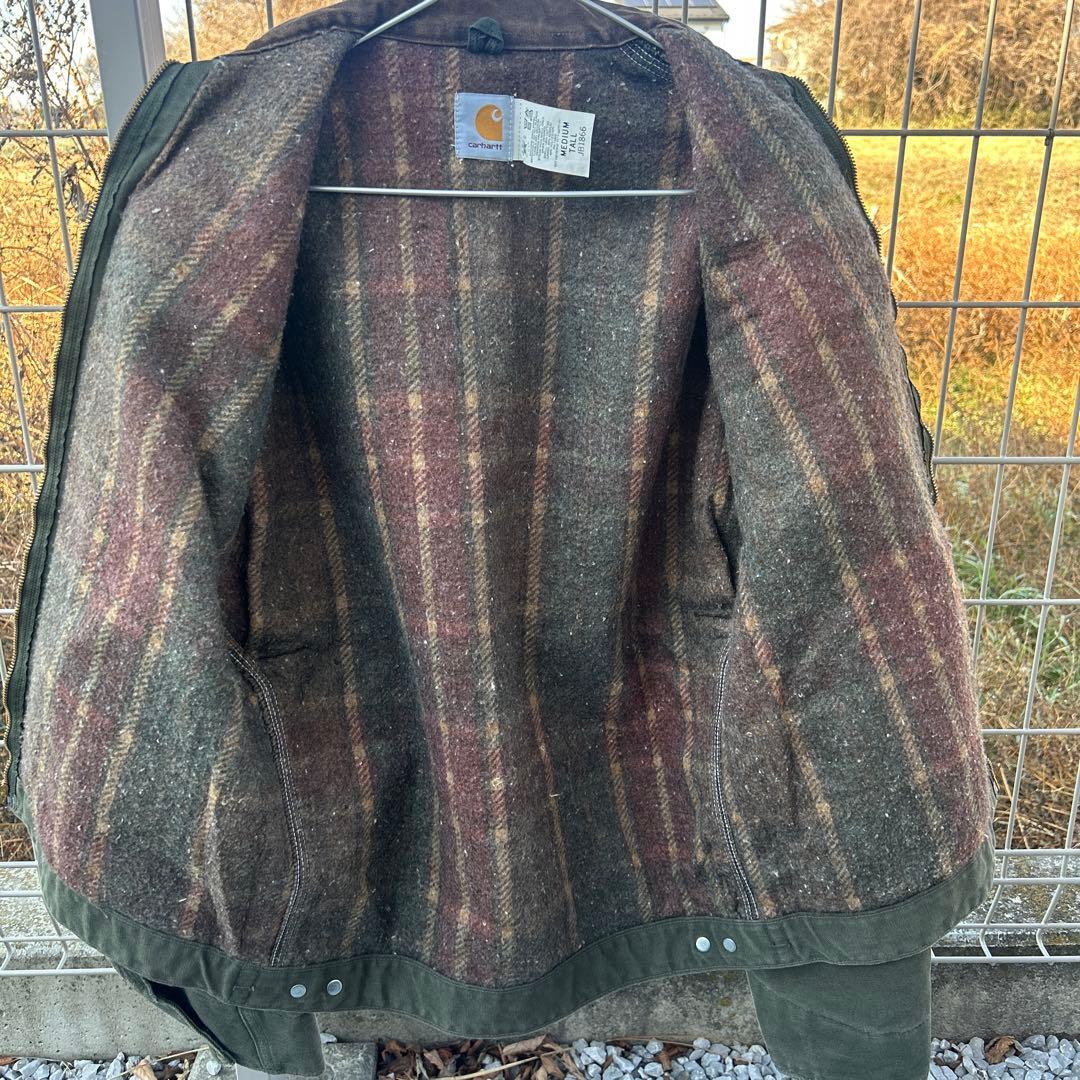 1996年製 Carharttデトロイトジャケット モスグリーンMOS USA製 - メルカリ