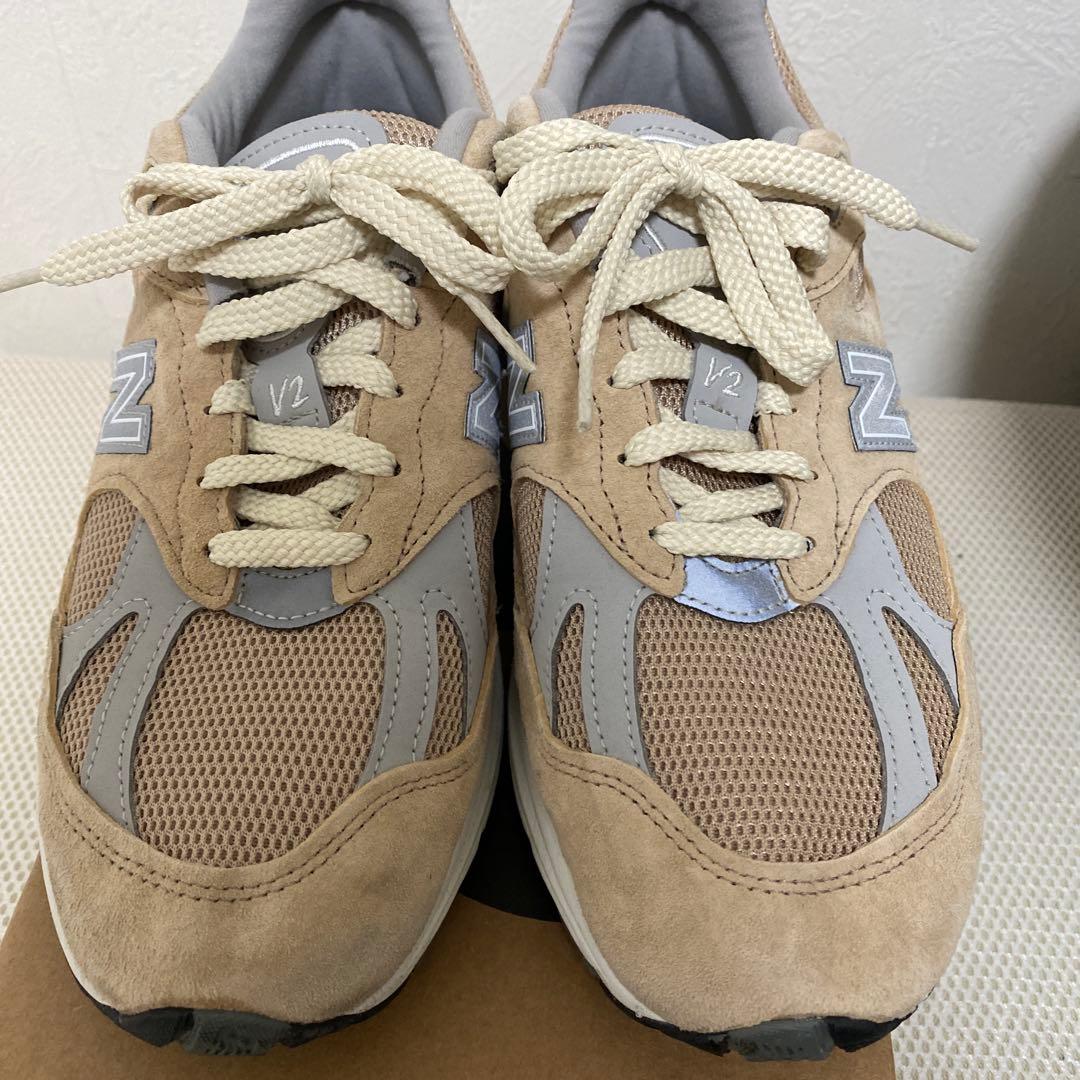 New Balance 991v2 ベージュ セール最終日、最終価格‼️ - メルカリ