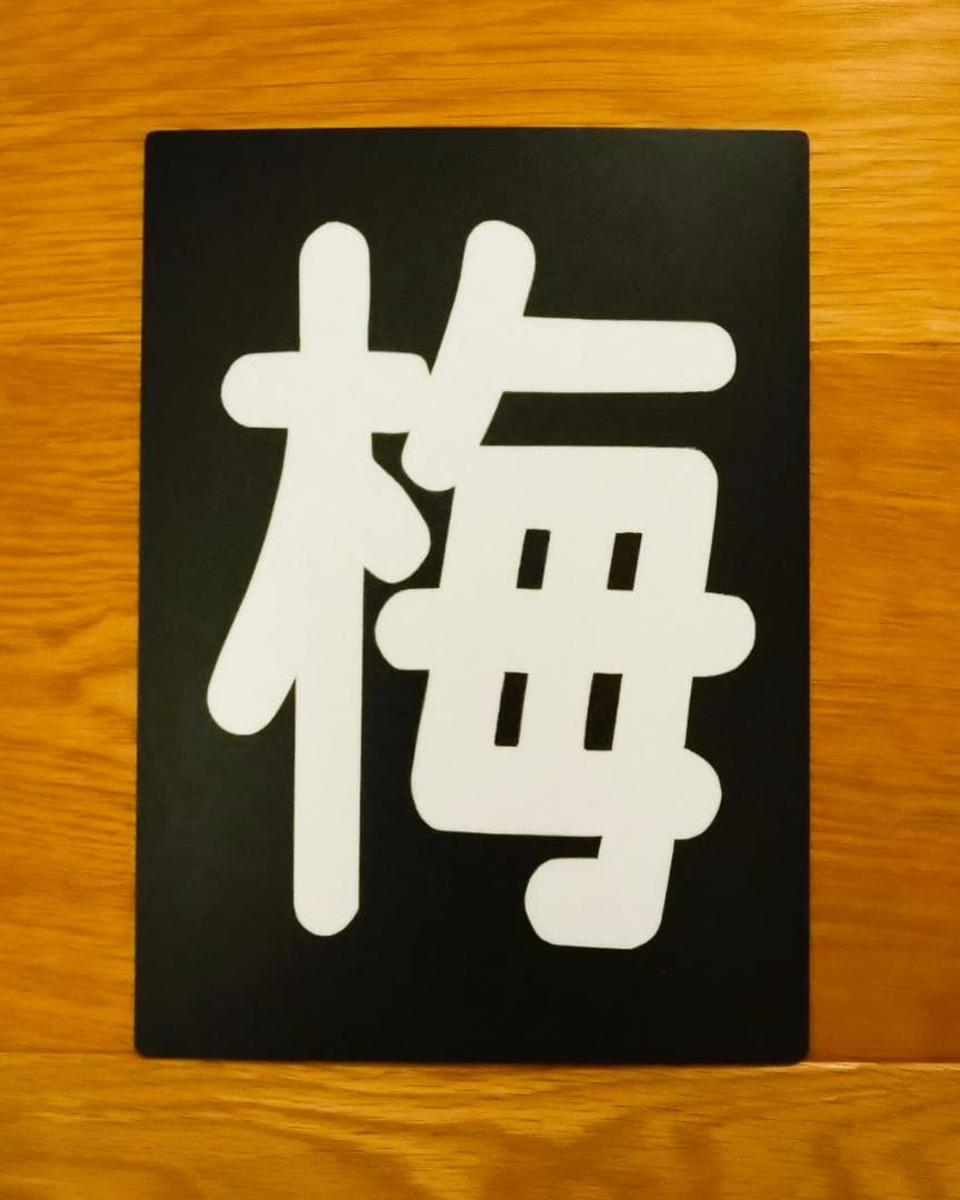 ☆区名札☆梅小路機関区（運転区）☆樹脂製レプリカ☆「梅」☆D51 1