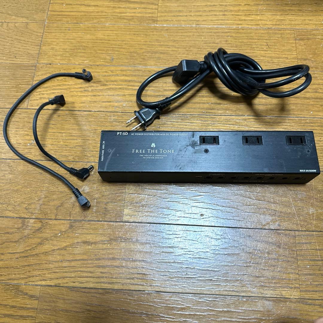 ケーブル2本付き！FREE THE TONE PT-5D パワーサプライ PT-5D｜Products 商品紹介｜Free The Tone