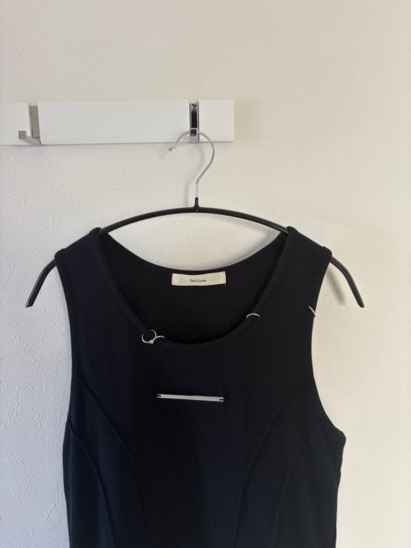 トップス Jent Louis Neck Piercing Tank Top 中古・古着通販】jent louis (ジェントルイス) スタッズスリーブレス