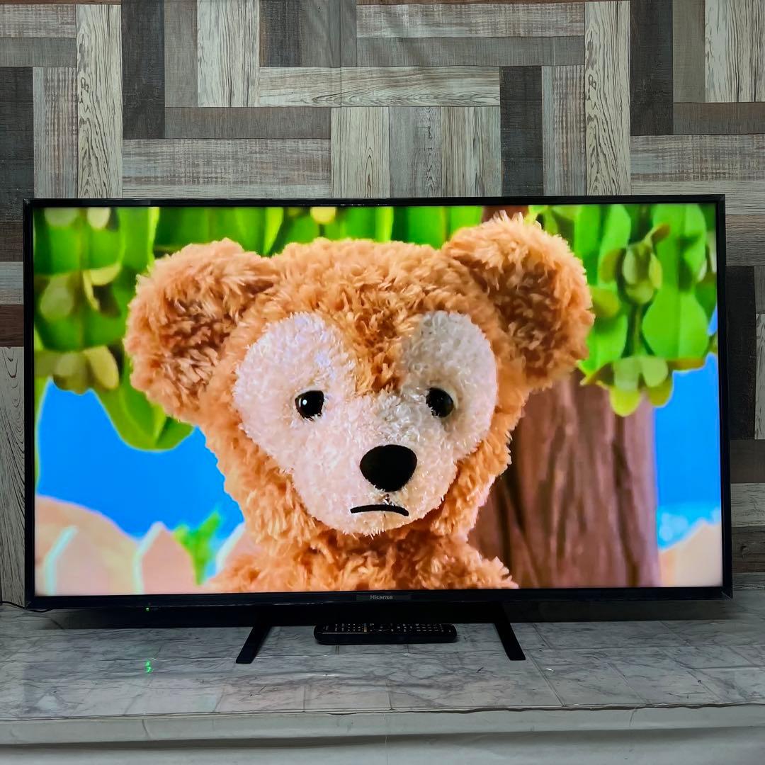 即日受渡❣️全国送料込Hisense50V型地上.BS.CSデジタル4K対応