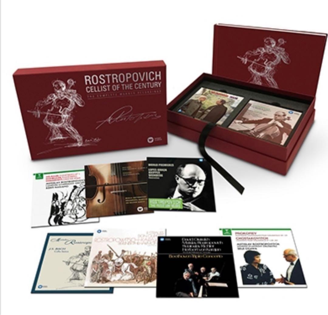 【未開封新品】ロストロポーヴィチ『ワーナー録音全集』（40CD＋3DVD） ロストロポーヴィチ～ワーナー録音全集(40CD+3DVD)｜HMV&BOOKS online