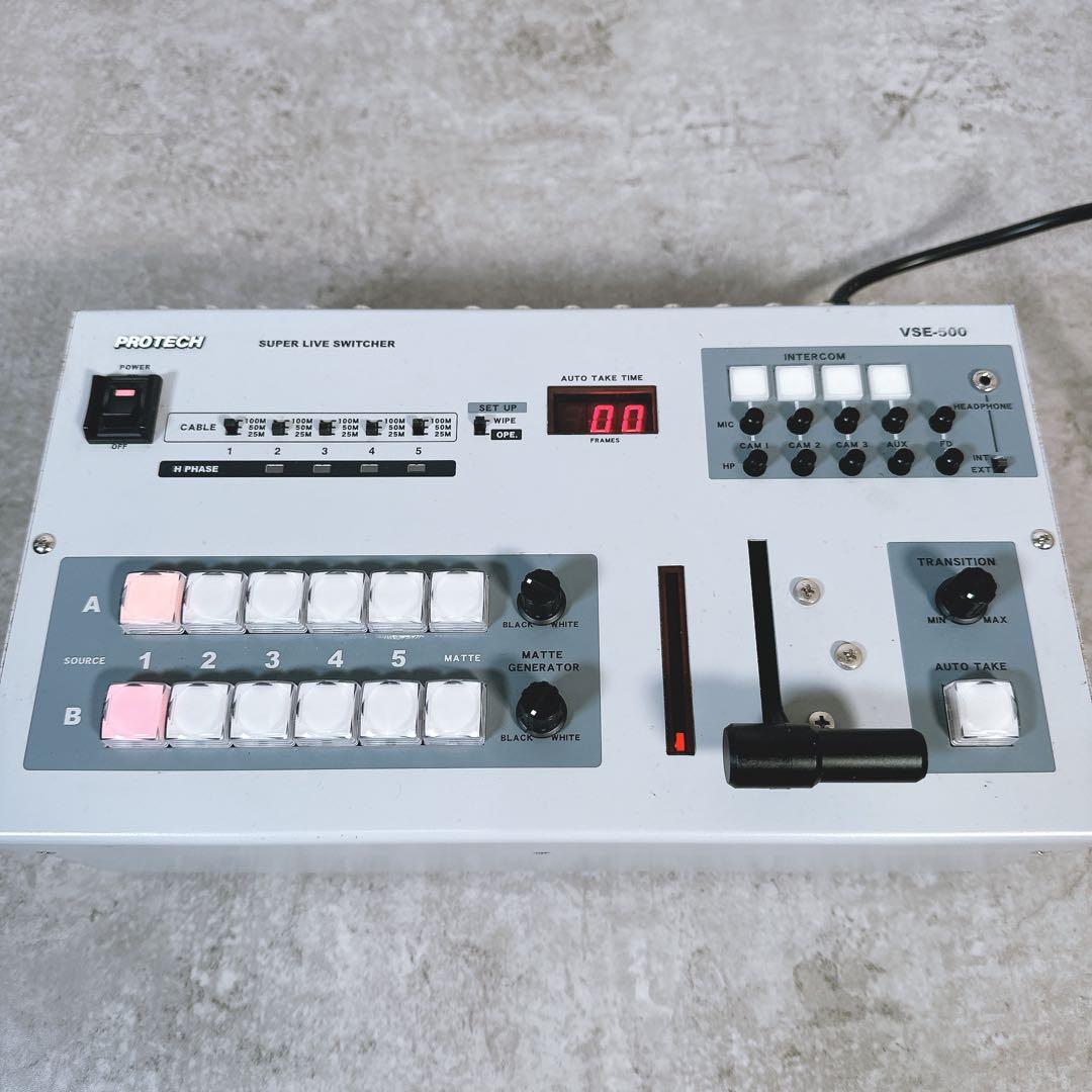 【動作品】PROTECH VSE-500 スーパーライブスイッチャー 本体のみ
