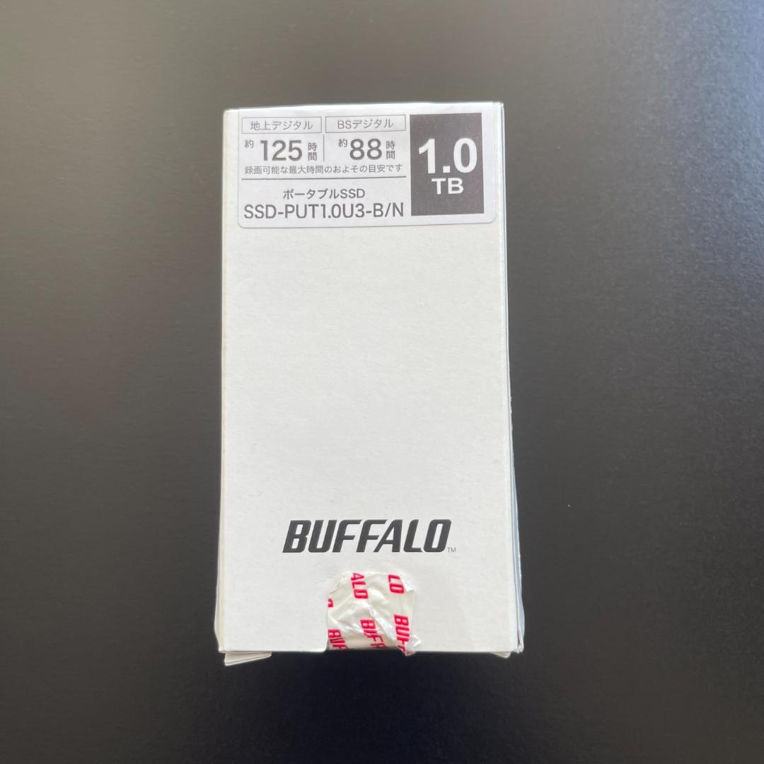 バッファロー SSD 外付け 1.0TB SSD-PUT1.0U3-B/N