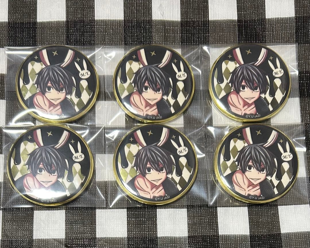 桃源暗鬼 缶バッジ バニー ゴールド 淀川真澄 淀川 真澄 桃源暗鬼 淀川真澄 原作 バニー 缶バッジ メディコス ゴールド - メルカリ