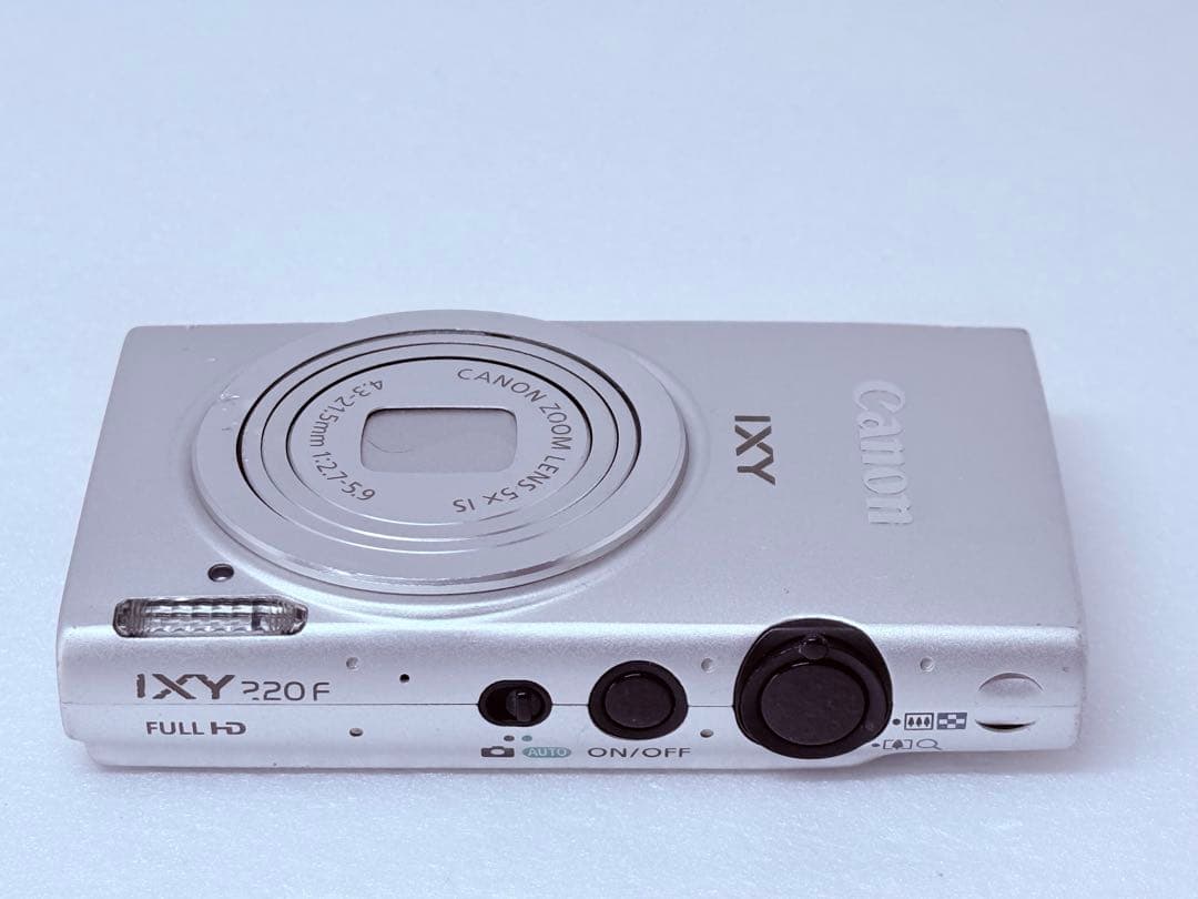 Canon IXY 220F シルバー 動作確認済 コンデジ シンプルデザイン