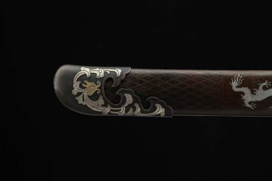 三色銅青龍宝刀 古兵器 武具 刀装具 日本刀 模造刀 居合刀