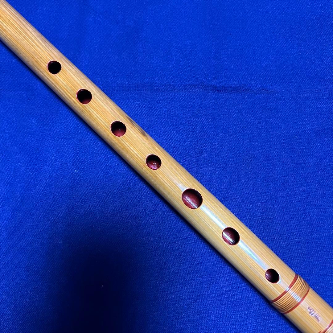 篠笛 喜月 4本調子 唄用（ドレミ調）天地籐巻 笛袋付 - メルカリ