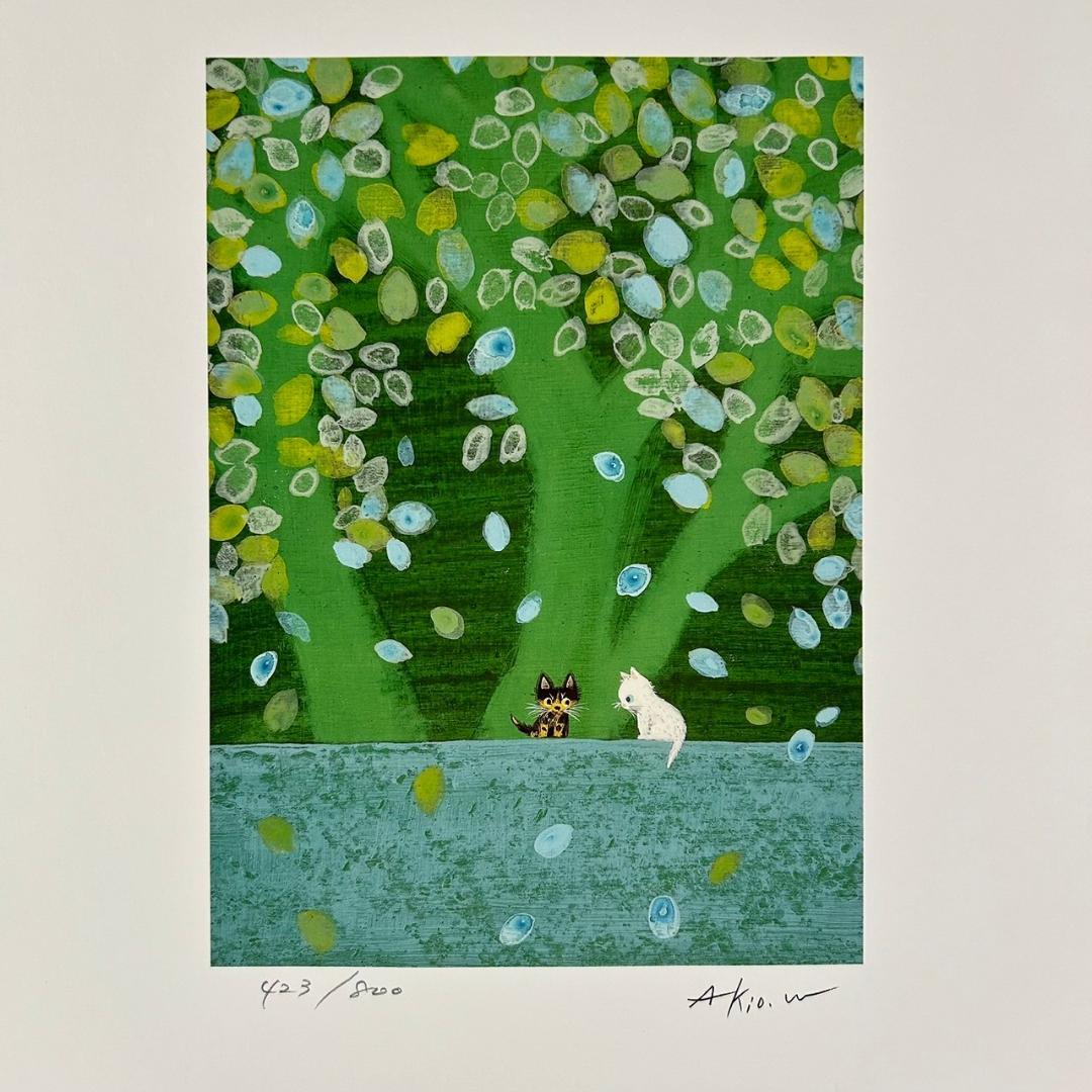 美品 渡辺あきお「年上の人」ダイヤモンドスクリーニング 作品保証書有