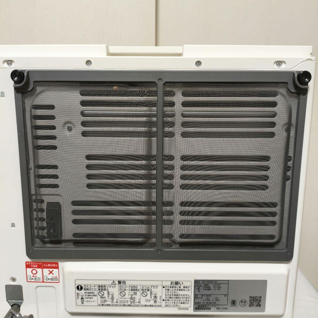 【美品】ノーリツ 都市ガス GFH-4006S-W5　ガスファンヒーター