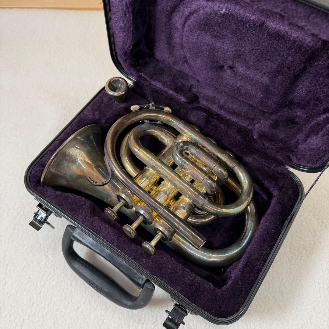 J.Michael ジェーマイケル ポケットトランペット 金管楽器 - メルカリ