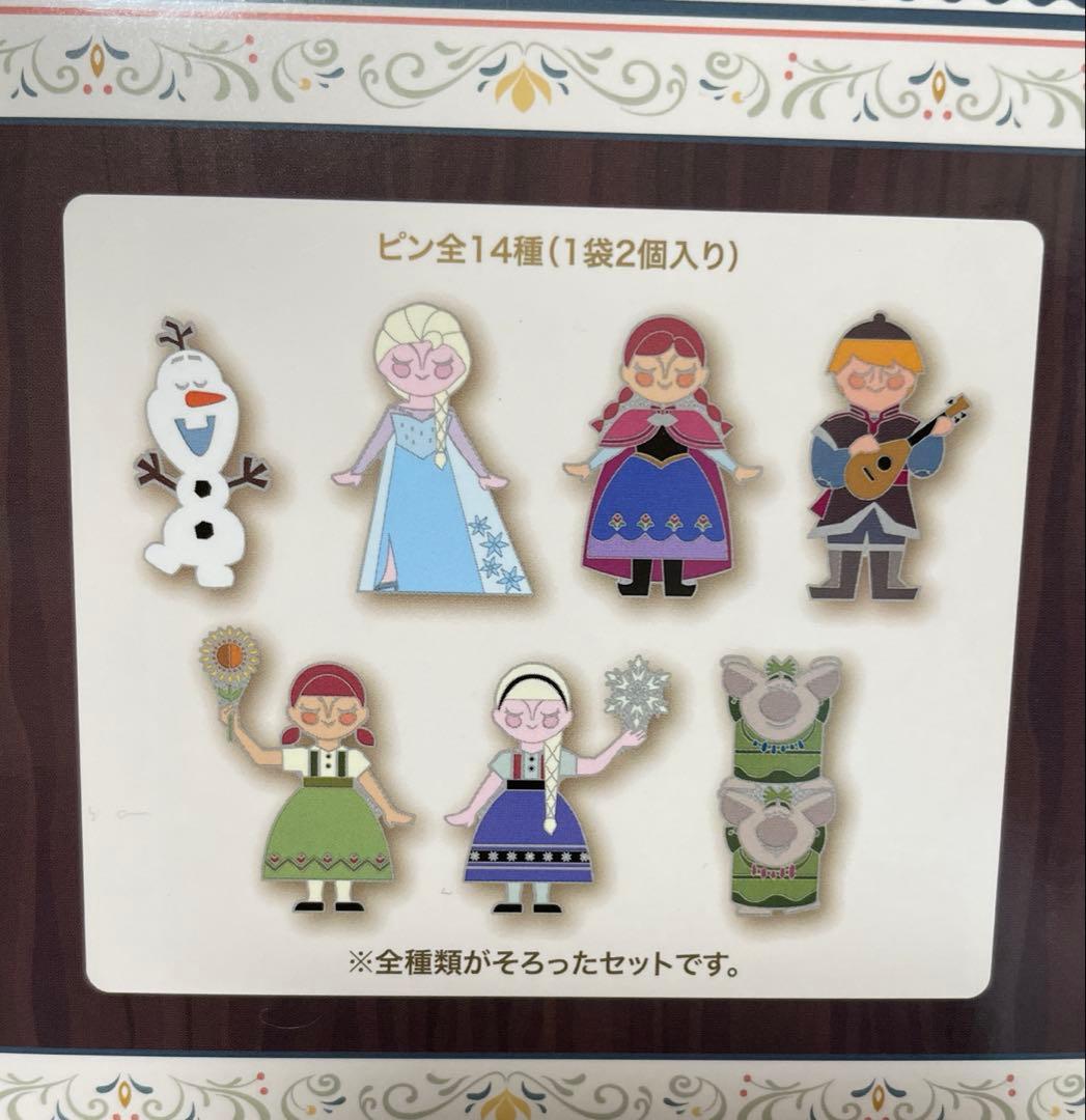 ディズニーシー ファンタジースプリングス アナと雪の女王 ピンバッジ