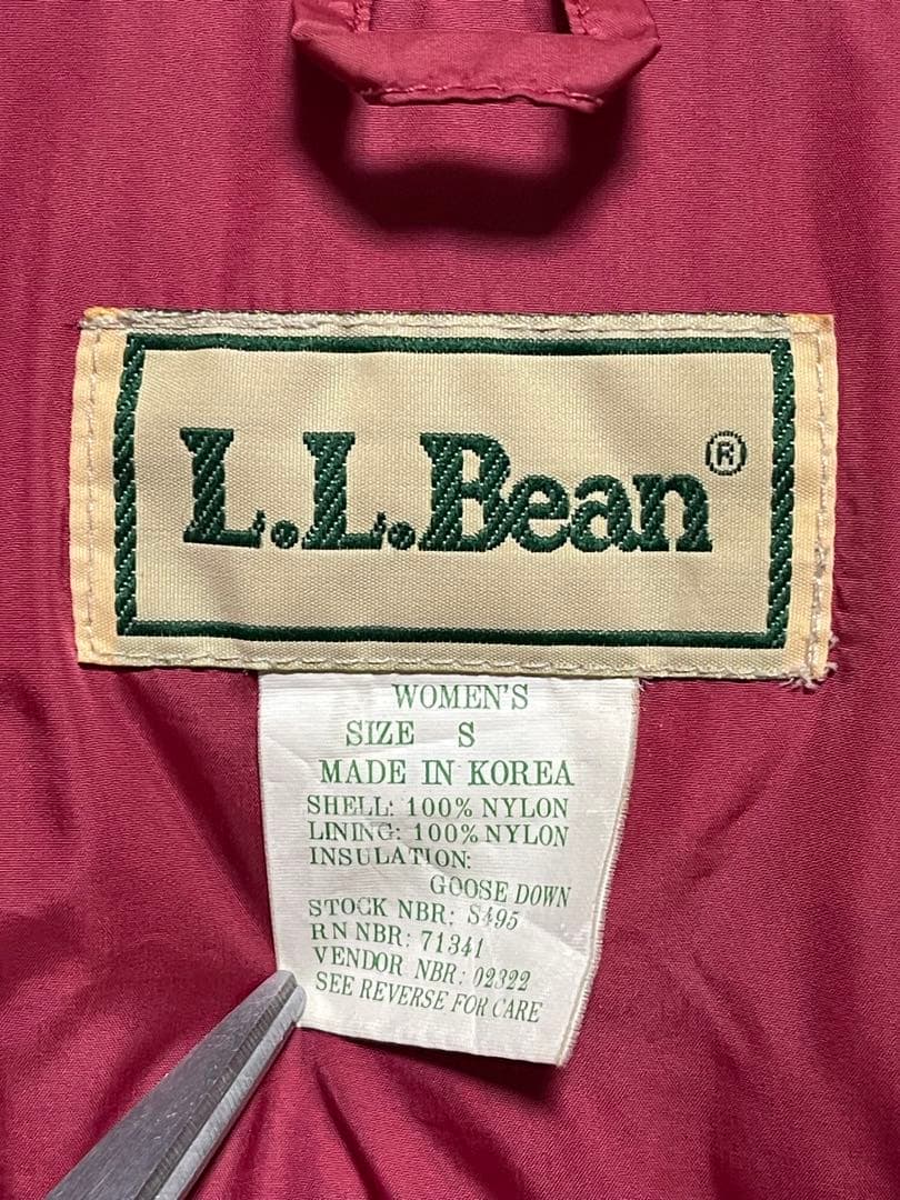 名作 80s エルエルビーン L.L.Bean パッカブル ダウンジャケット