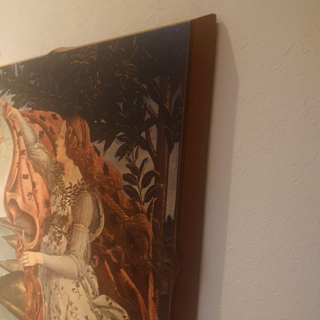 ITALY製】ボッティチェリ ヴィーナスの誕生 複製画 木製 100✕70cm