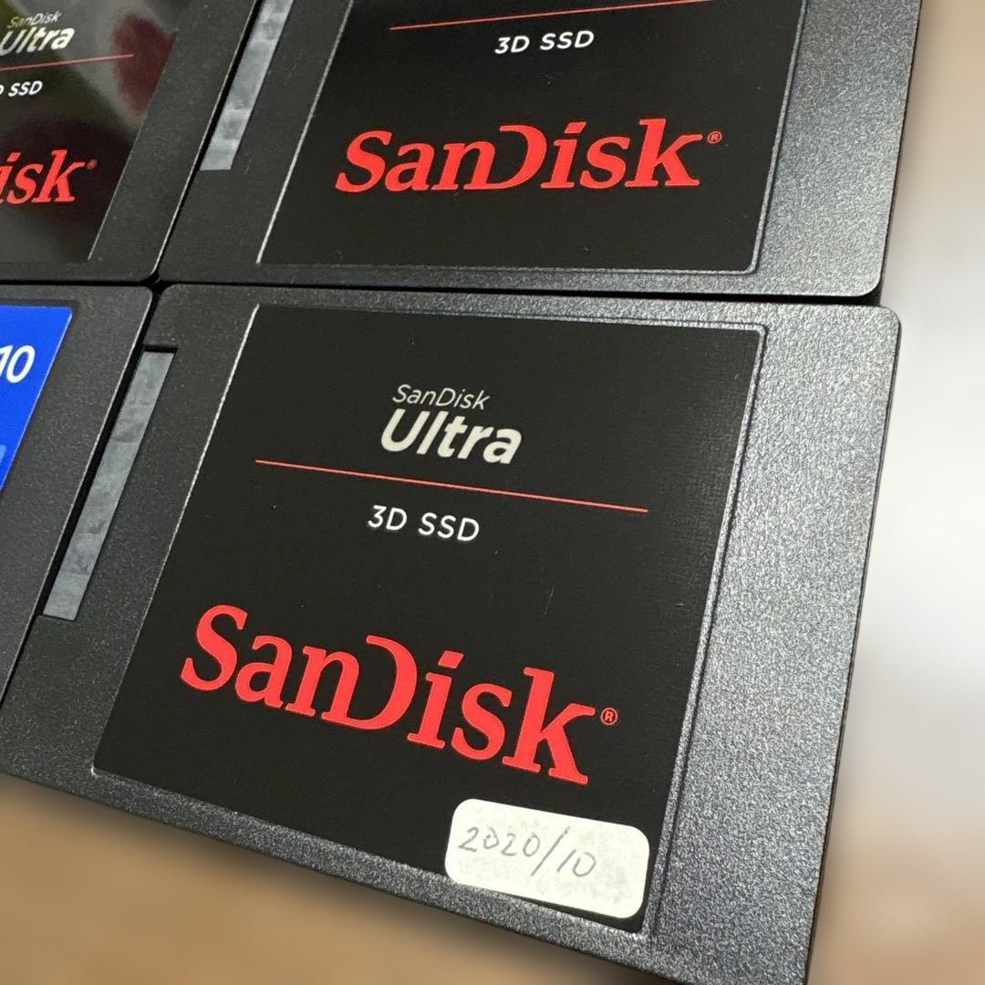 内蔵型SSD SanDisk Ultra 3D SSD & WD BlueSA510500GB