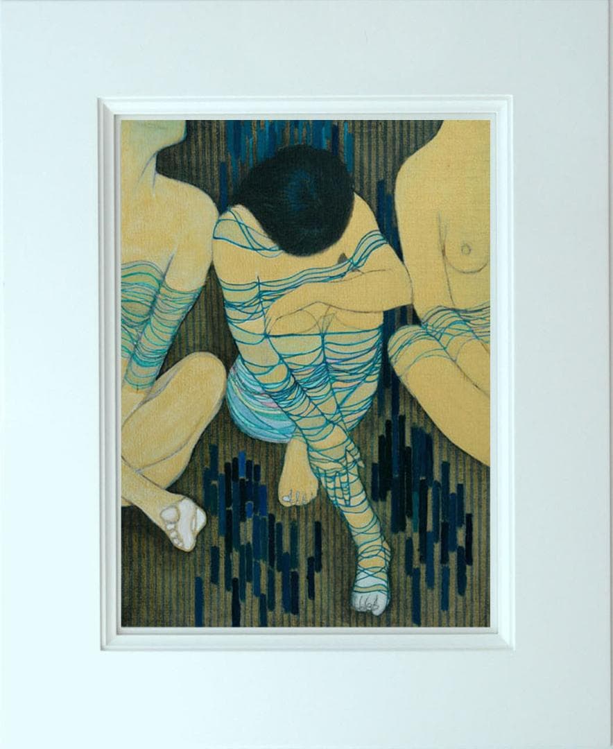 油絵 菅家令子 絵 絵画 インテリア F6-030314 人物 女性像