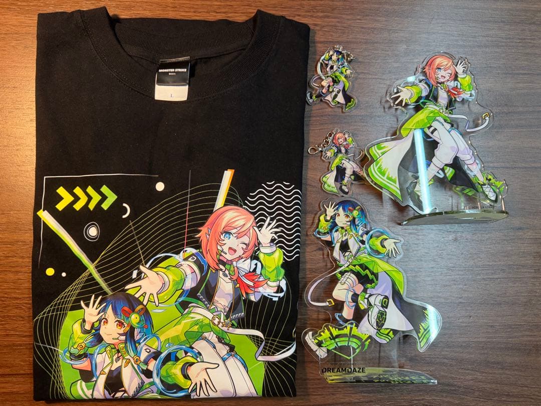 モンスト ヤクモちはや tシャツ、アクリルスタンド、キーホルダー