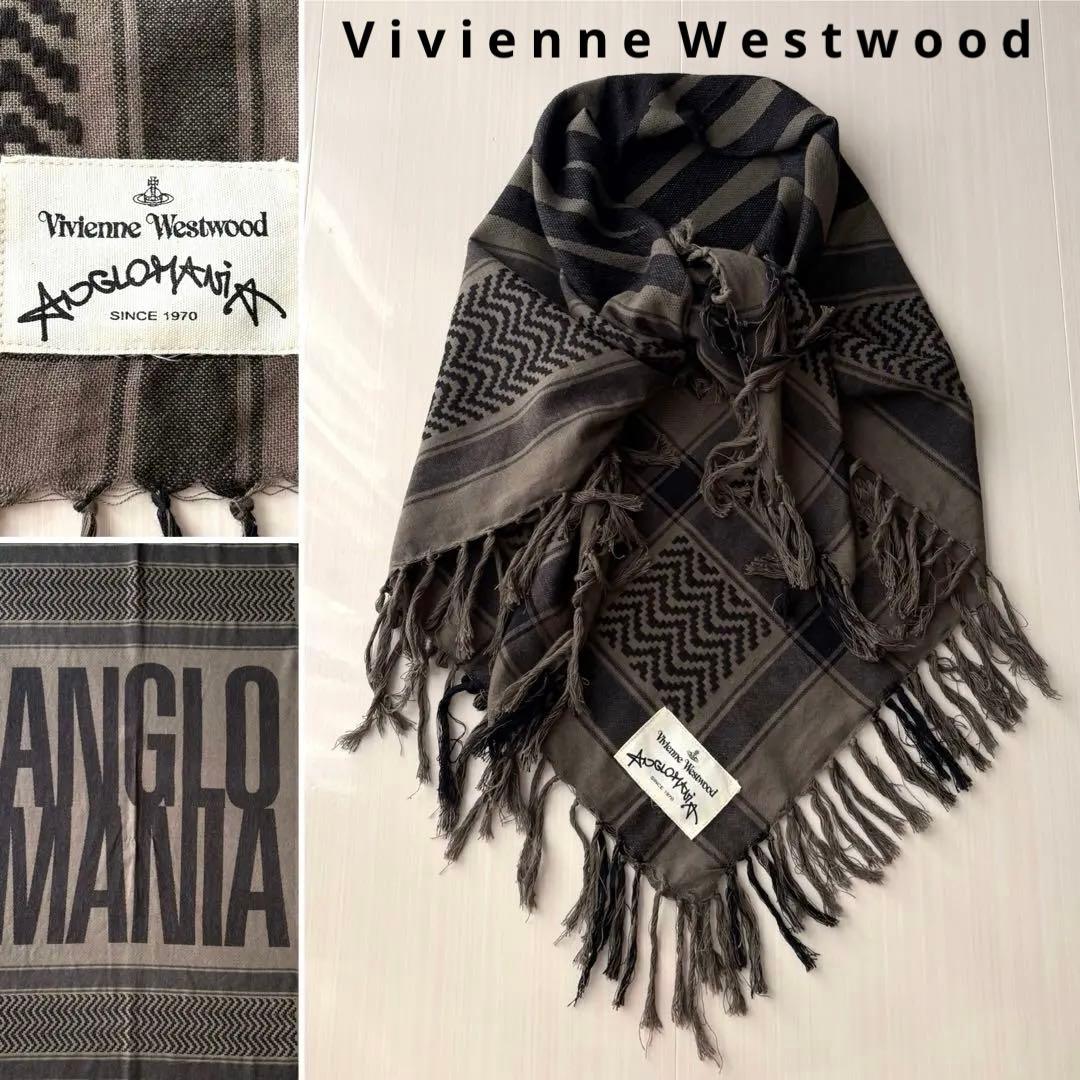 良品 Vivienne Westwood アングロマニア アフガンストール Vivienne Westwood ANGLOMANIA アフガンストール 大判 - メルカリ