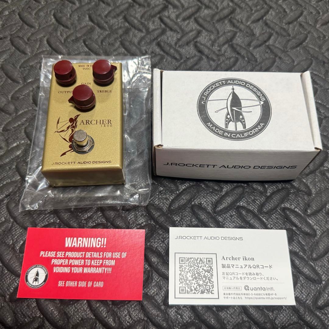 J.Rockett Audio Designs Archer ikon ケンタ系 J.ROCKETT AUDIO DESIGNS ARCHER IKON エフェクター オーバードライブ