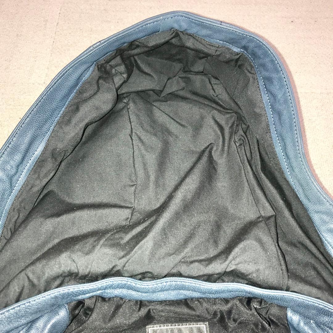 カドヤ レザージャケット 3L ライダース ブラック ロックキャップ