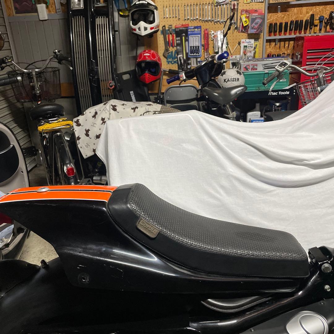 ハーレー ストーツ スポーツスター シート ダートラ トラッカーシート