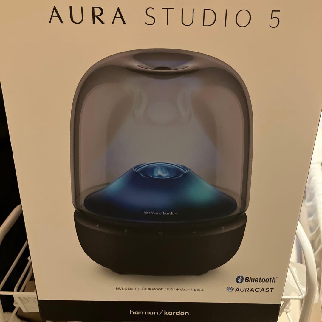 [新品］未開封 Aura Studio 5 ブラック ブルートゥーススピーカー Aura Studio 5 ブラック HKAURAS5BLKJN