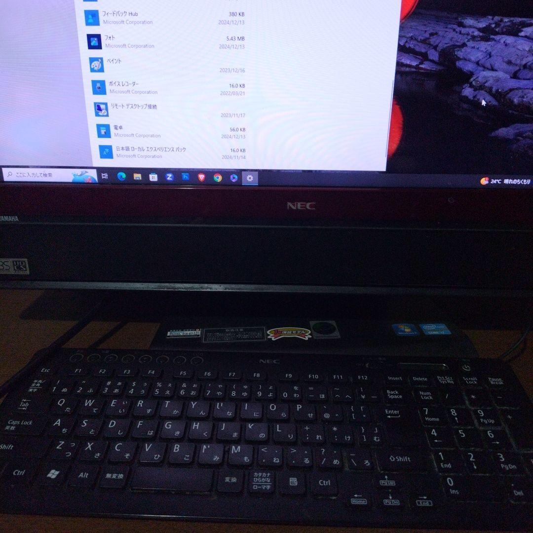 NEC デスクトップPC VALUESTAR VN770 モニタ一体型　増設済