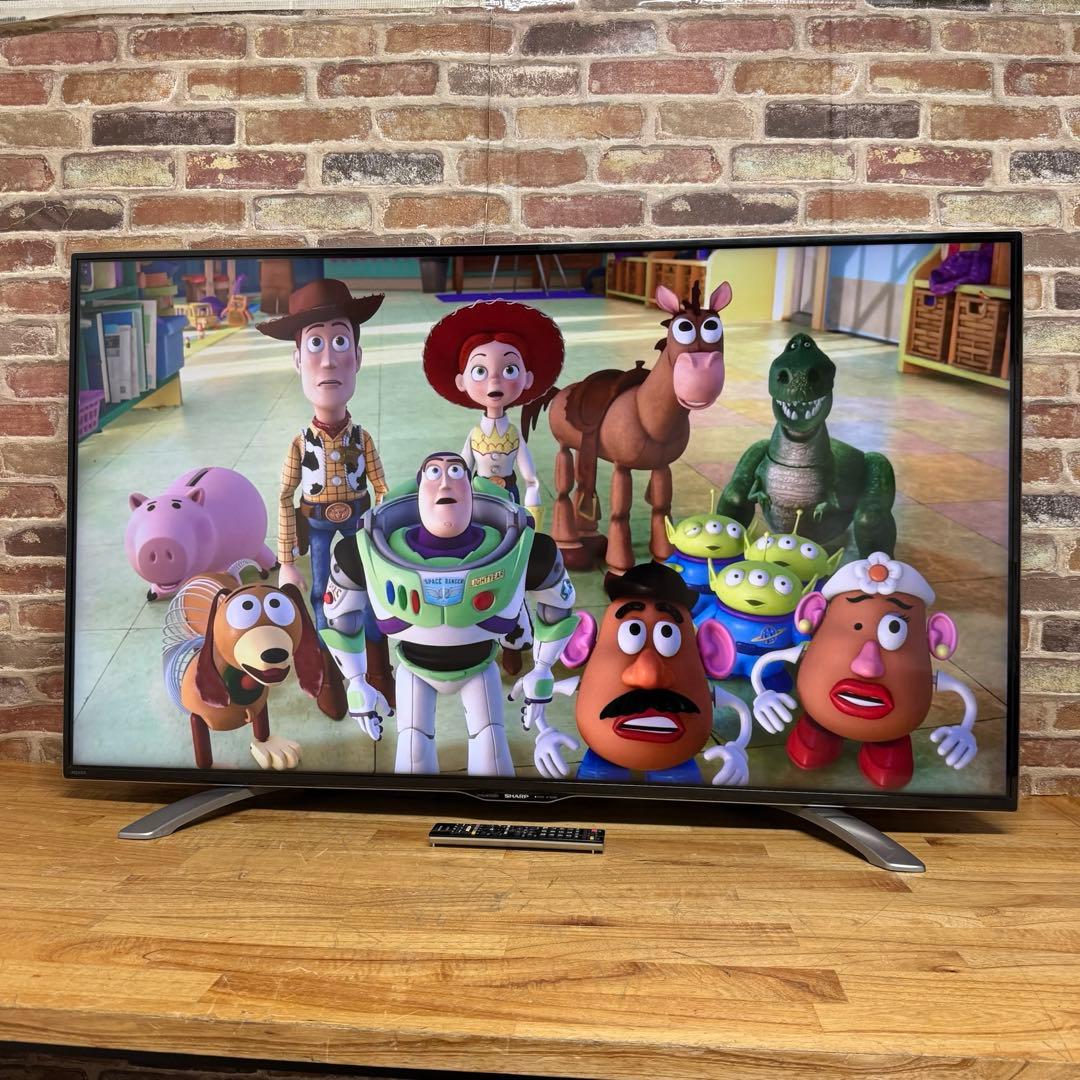 シャープ 55V型 4K 液晶テレビ AQUOS LC-55U30 動画アプリ○
