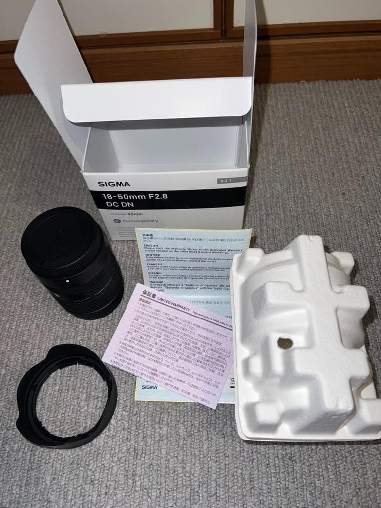 SIGMA 18-50mm F2.8 DC DN Sony Eマウント用