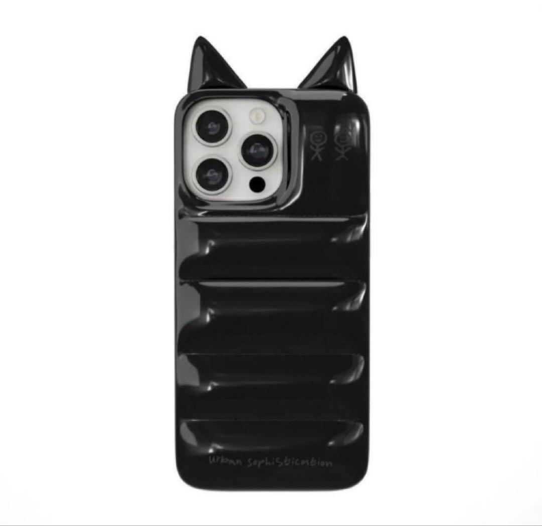 Urban Sophistication 猫耳ケース　iphone17 the-puffer-case-jade-4649597.