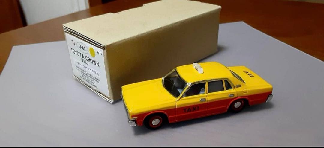 アンチモニー トヨタ クラウン MS80 タクシー カタログモデル 1/43
