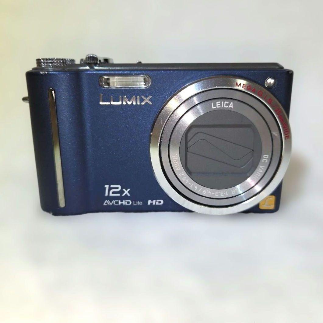 パナソニック Panasonic LUMIX DMC-TZ7 デジカメ 紺色