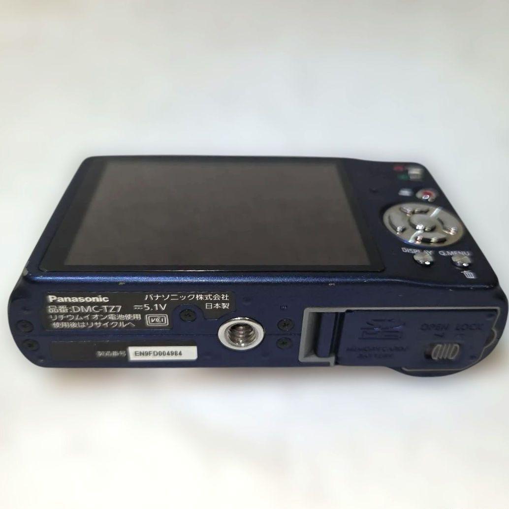 パナソニック Panasonic LUMIX DMC-TZ7 デジカメ 紺色