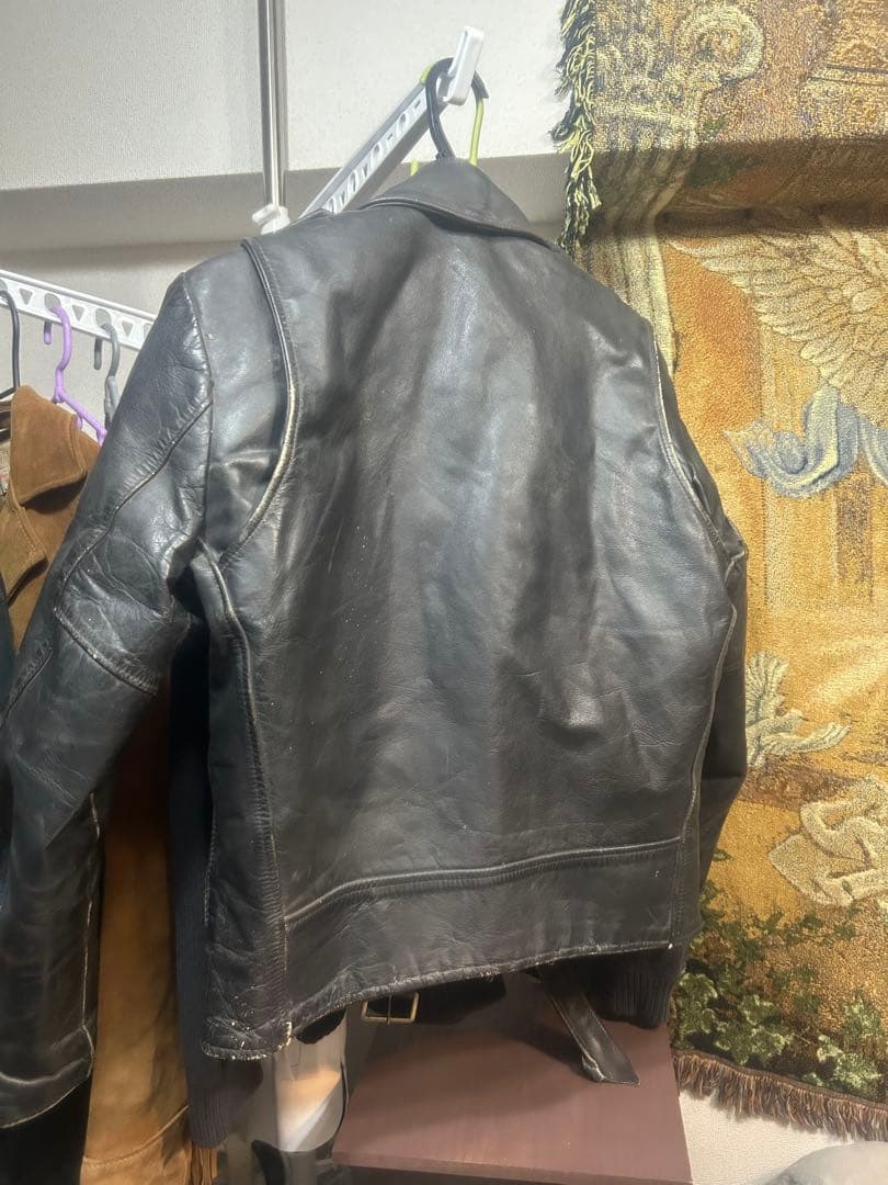 60~70s Sears ダブルレザージャケット - メルカリ