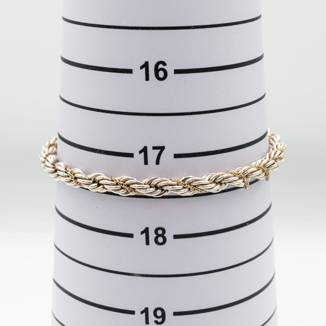 ヴィンテージ ティファニー ツイストロープ ブレスレット 18.6cm 90年代