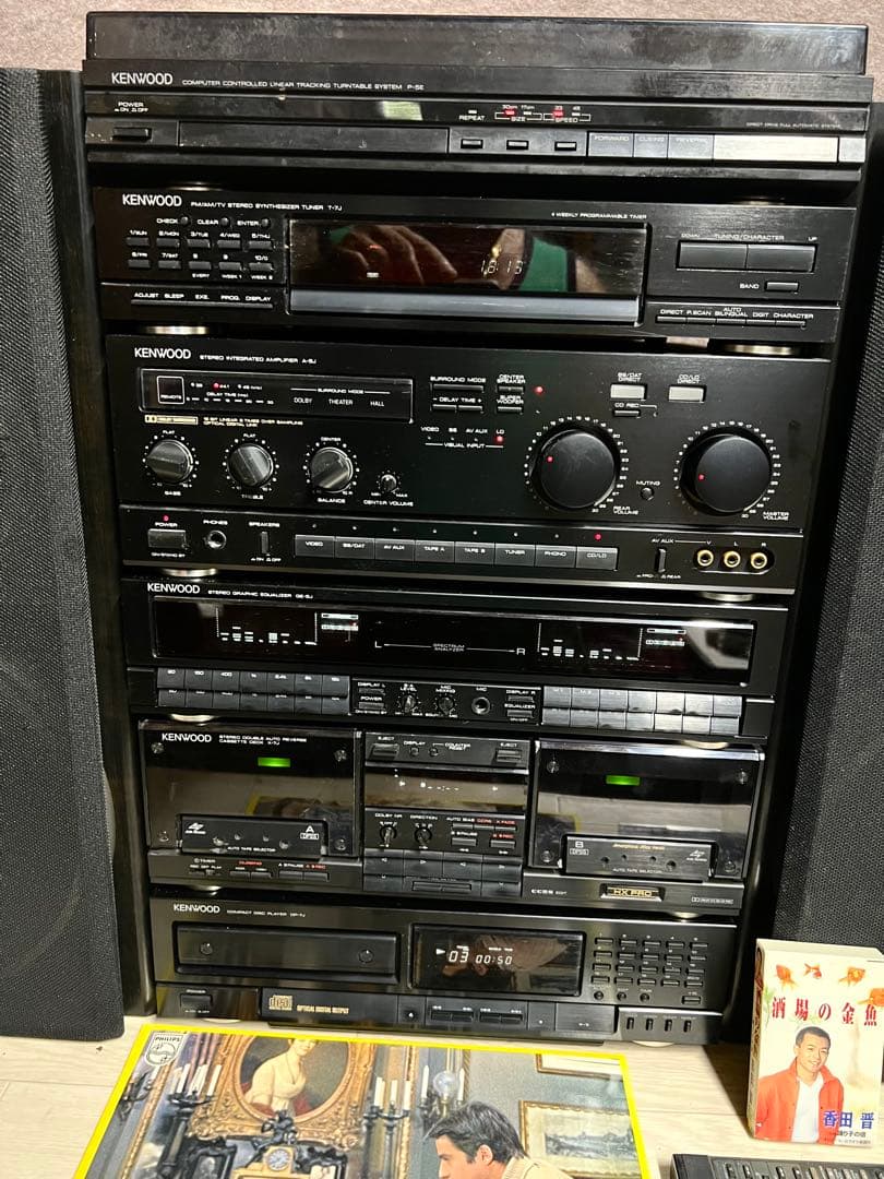 希少ケンウッドROXYシステムコンポA-5Jシリーズ5Jメンテナンス済み動作品