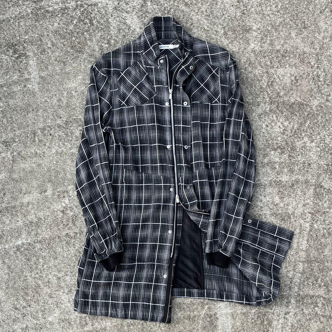 nonnative ノンネイティブ シャツ ジャケット ロング グレー y2k 中古・古着通販】nonnative (ノンネイティブ) HIKER FULL ZIP SHIRT