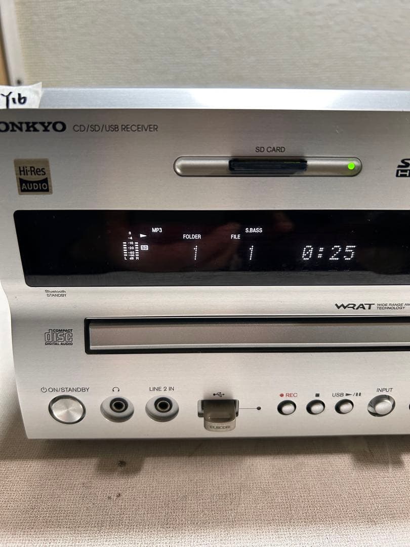 16YY整備ONKYO NFR-7FX ハイレゾ CD/SD/USBレシーバー