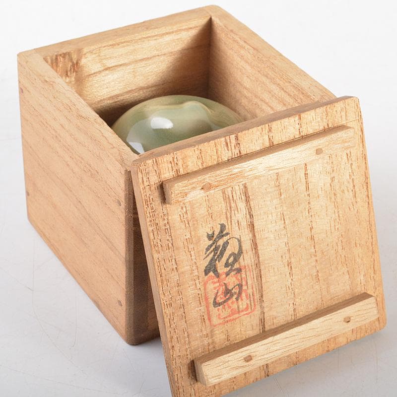 茶道具 諏訪蘇山作 青磁 牛 香合 共箱 M R7261 - メルカリ