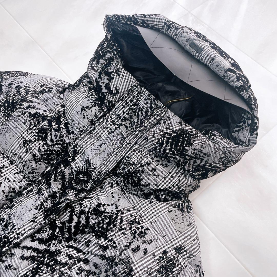 極美品✨近年 ヘルノ ラミナー ダウンブルゾン フロッキー加工