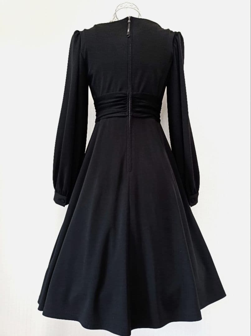 ☆フォクシーNYDress Noir Unit 40622長袖ワンピース38☆ - メルカリ