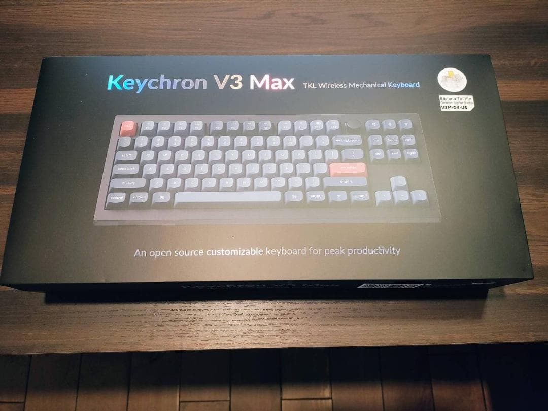 美品】Keychron V3 Max バナナ軸 US配列 TKL 開封済み - メルカリ