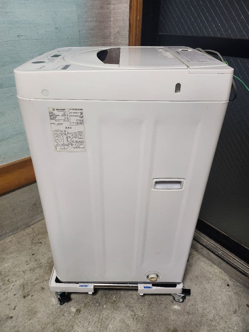 東京23区送料無料 SHARP 全自動洗濯機 ES-GA5B-W 5.5kg
